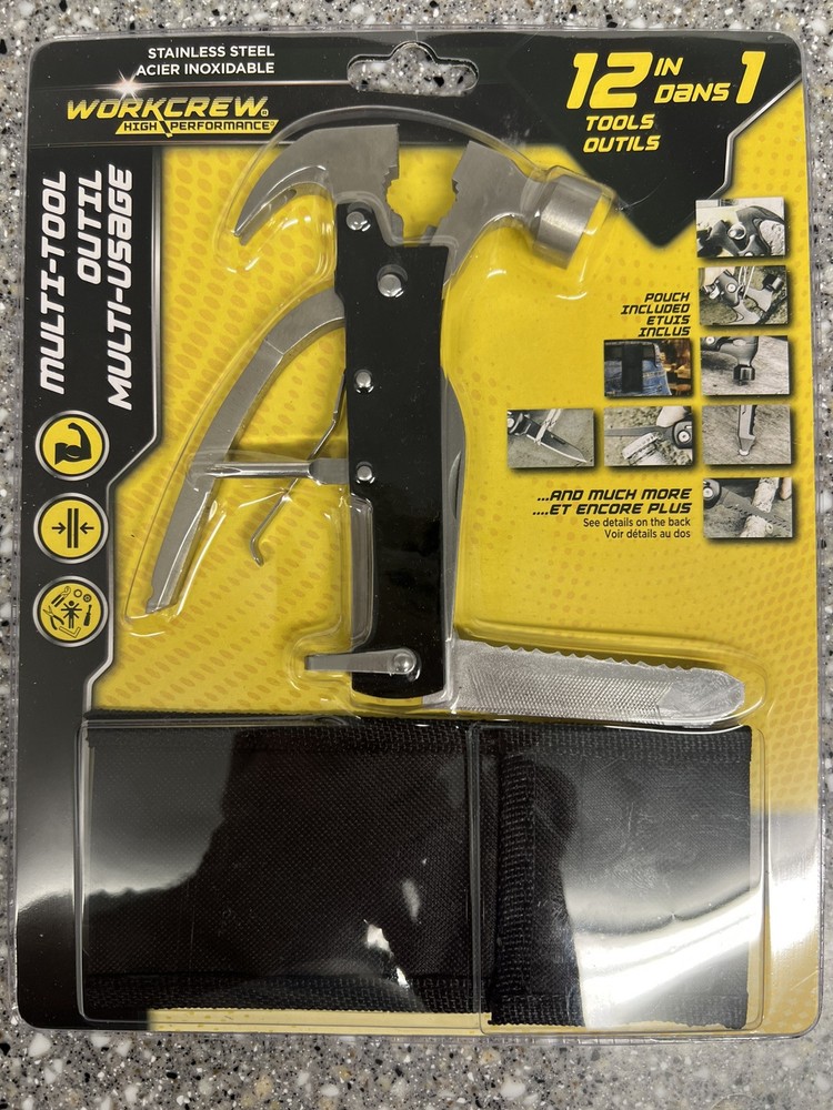 WOW! WorkCrew HIGH PERFORMANCE Multi-Tool (12 Tools in 1) & FAST FREE SHIP!!!!!