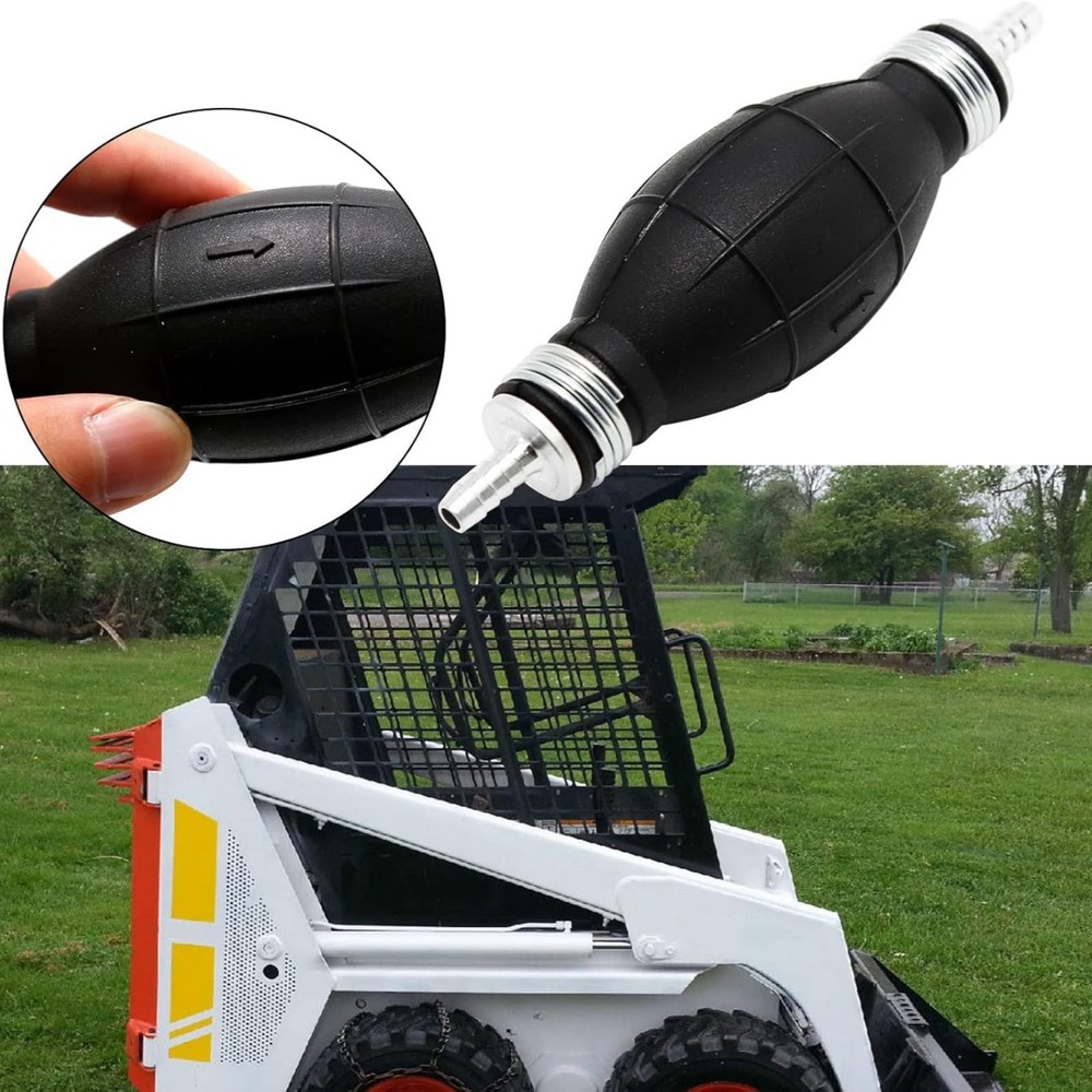 Fuel Primer Bulb Assembly 6657734 For Bobcat Compact Excavator E08 E10 E25 E26