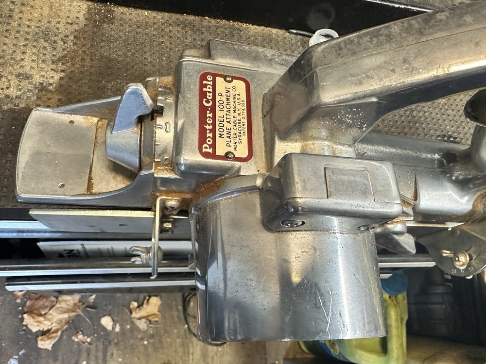 Porter Cable Model 100-P Plane Attachment No Motor
