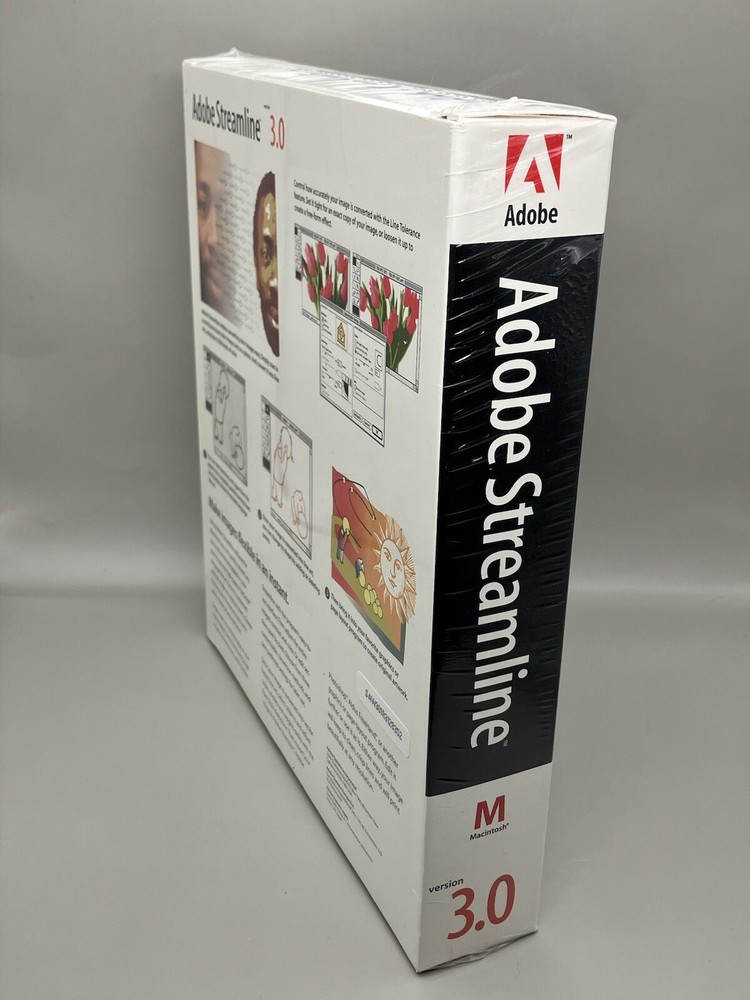 Adobe Streamline Version 3.0 SEALED IN BOX Vintage PC