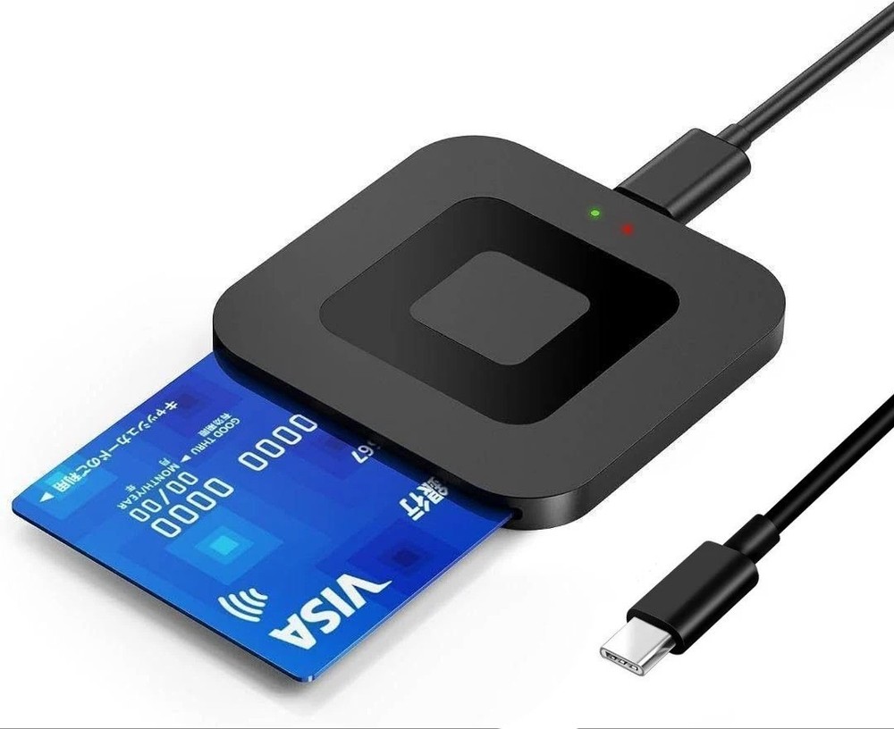 NEW 2025 USB C Smart Card Reader, DOD Military CAC, Automatically Recognizes USB
