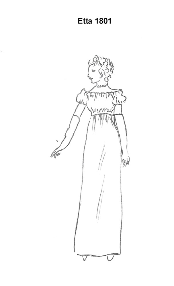 Ella DeHart Pattern Etta 1801 11 1/2" Cloth Doll COPY