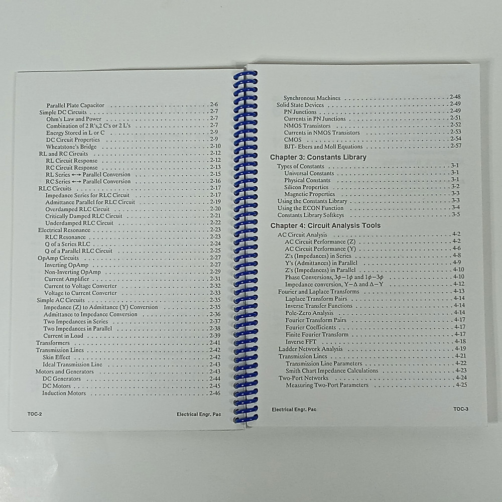 Sparcom Pocket Professional Electrical Engineering Application Pac v2.5 & Manual
