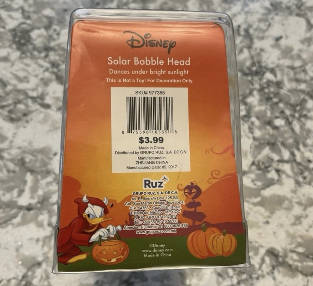 Minnie Mouse Solar Bobble Head