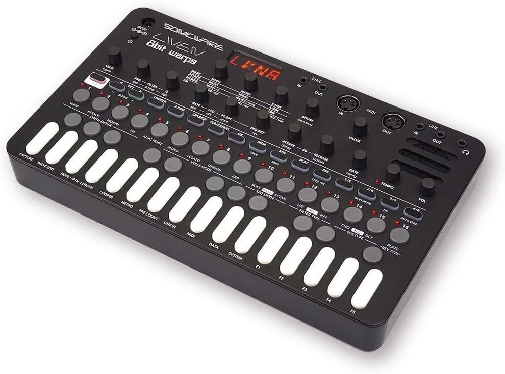 Sonicware LIVEN 8bit Warps LVN-010 Sonicware Compact Synthesizer Step Sequencer