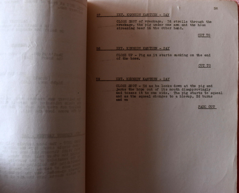 1936 Les Goodwins & Charles Roberts "Kennedy No. 5" Original Final Script