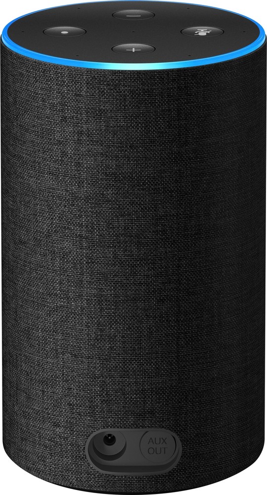 Amazon Echo 2nd Gen Smart Speaker Alexa and Dolby Processing Charcoal Fabric