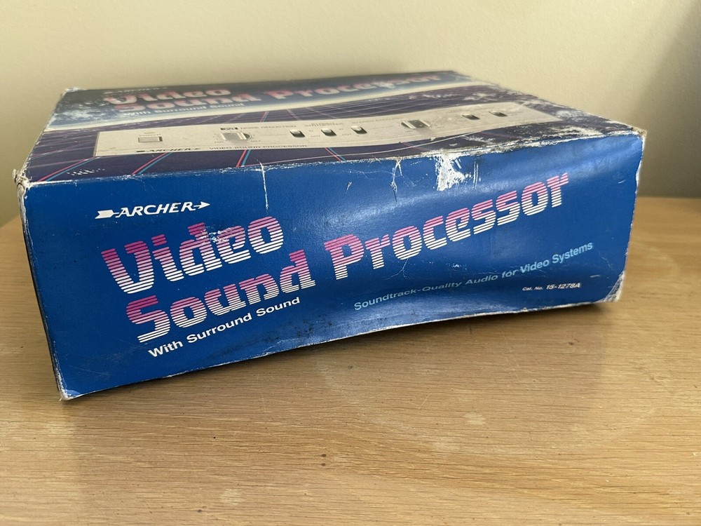 Archer Video Processor Model 15-1272A Radioshack Analog VHS Enhancer Untested