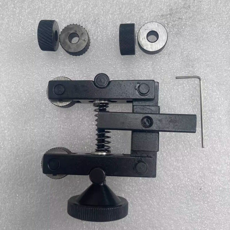 Knurling Device Knurling Tool for Lathe Turning Tool Double Wheel Knurling Tool