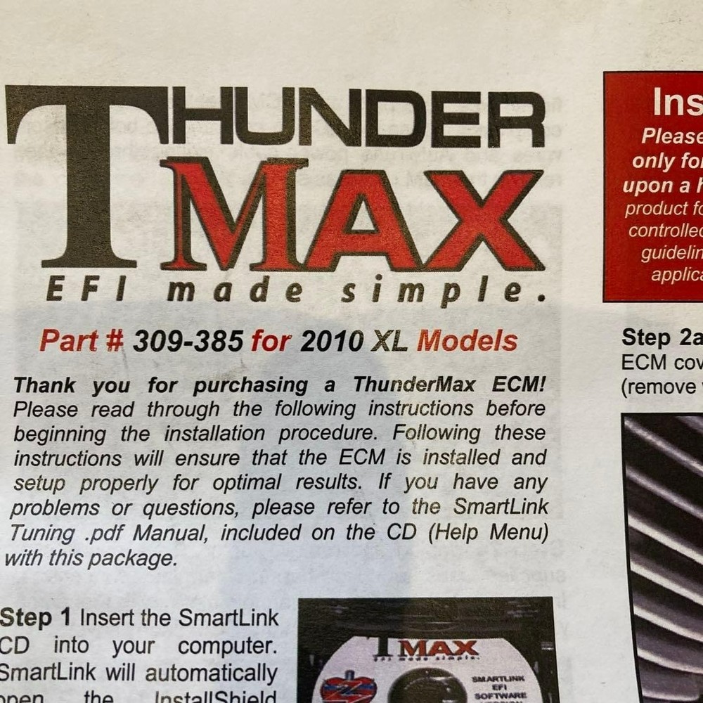 Thunder Max 309-385 EFI ECM Module Harley Used from Japan