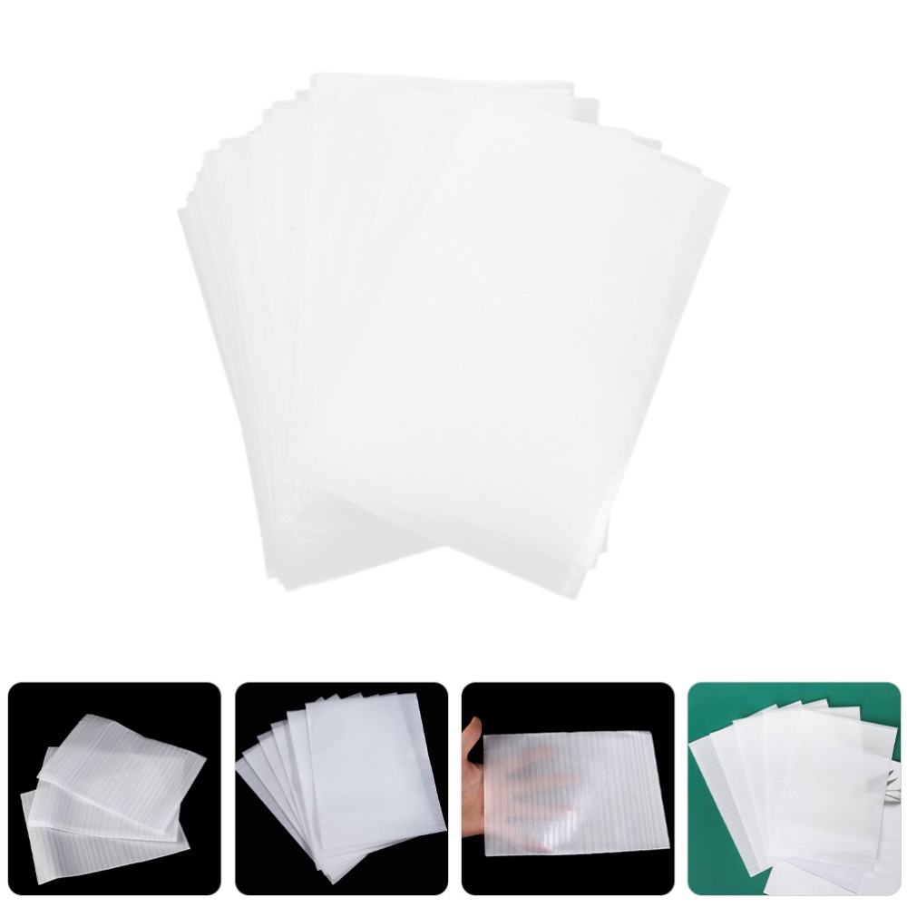 100 Pcs Shockproof Packaging Bag Dish Moving Supplies Bubble Pocket