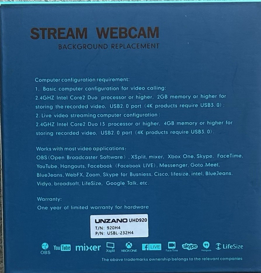 Stream Webcam Background Replacement