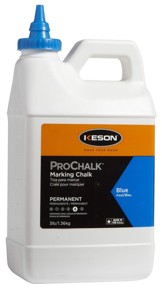 PM103BLUE ProChalk Permanent Chalk Blue 3-Pounds