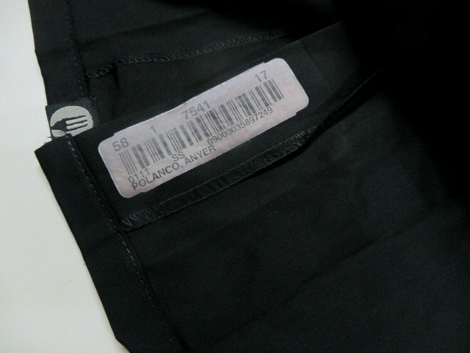 Chef Works Black Medium Men's Cook or Work Shirt with side Ventilation