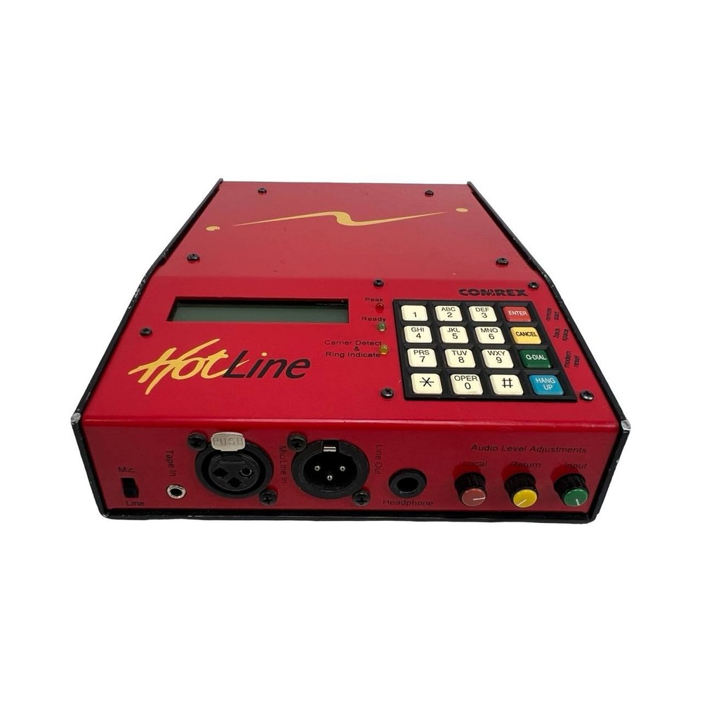 Comrex HotLine POTS Audio Codec Digital Phone Line Broadcast Interface - Red
