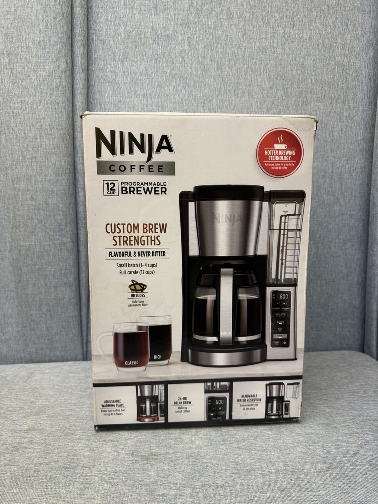 Ninja CE251 12-Cup Programmable Brewer Coffee Maker - Silver