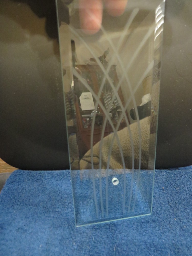 Beveled with Design Glass Panel *