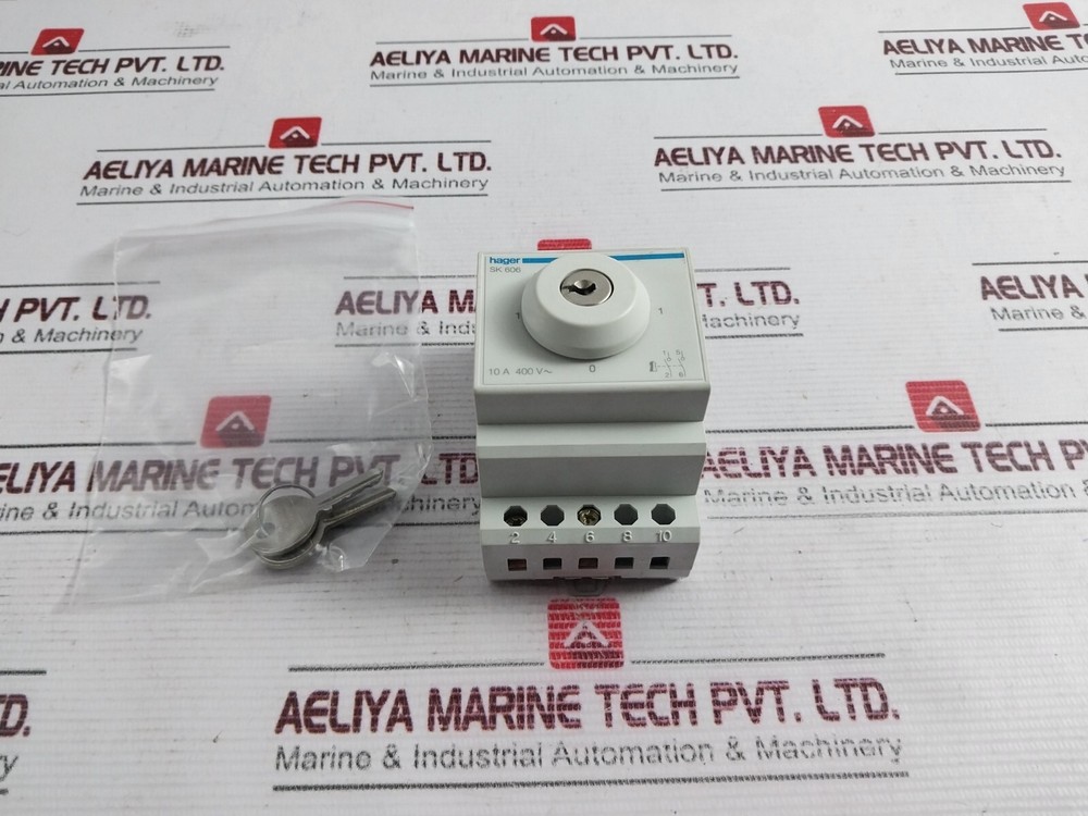 Hager SK 606 Key Switch 10A 400V