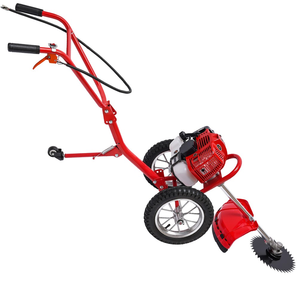 Hand-Push Gasoline Lawn Mower Two-Stroke Multi-Function Small Weeding Machine