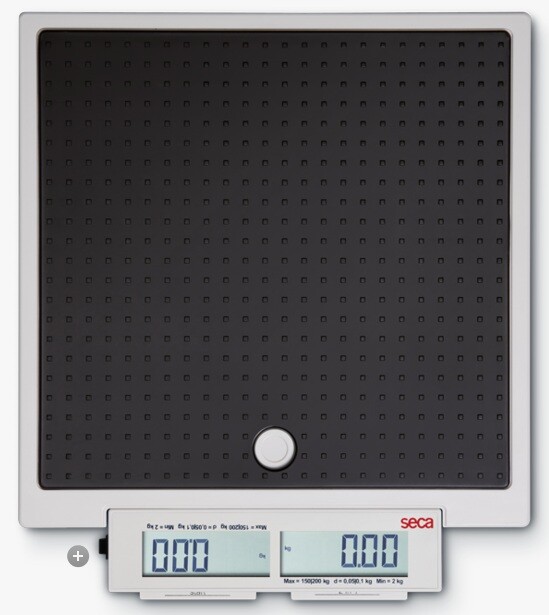 NEW Seca 874 Flat Scale for Mobile Use with Push Buttons and Double Display