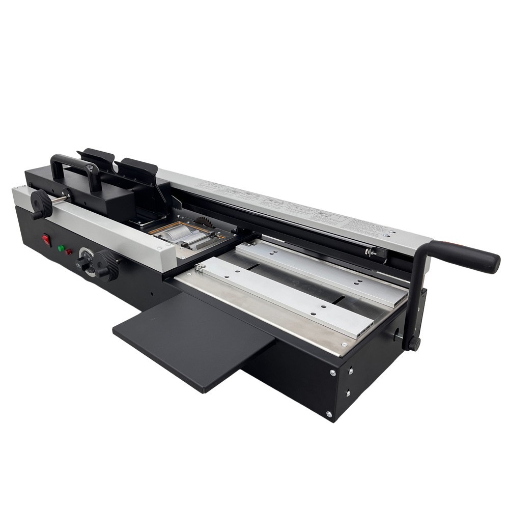 Manual Hot Melt Adhesive Binding Machine Wireless Binding Book Shaping 4CM Thick