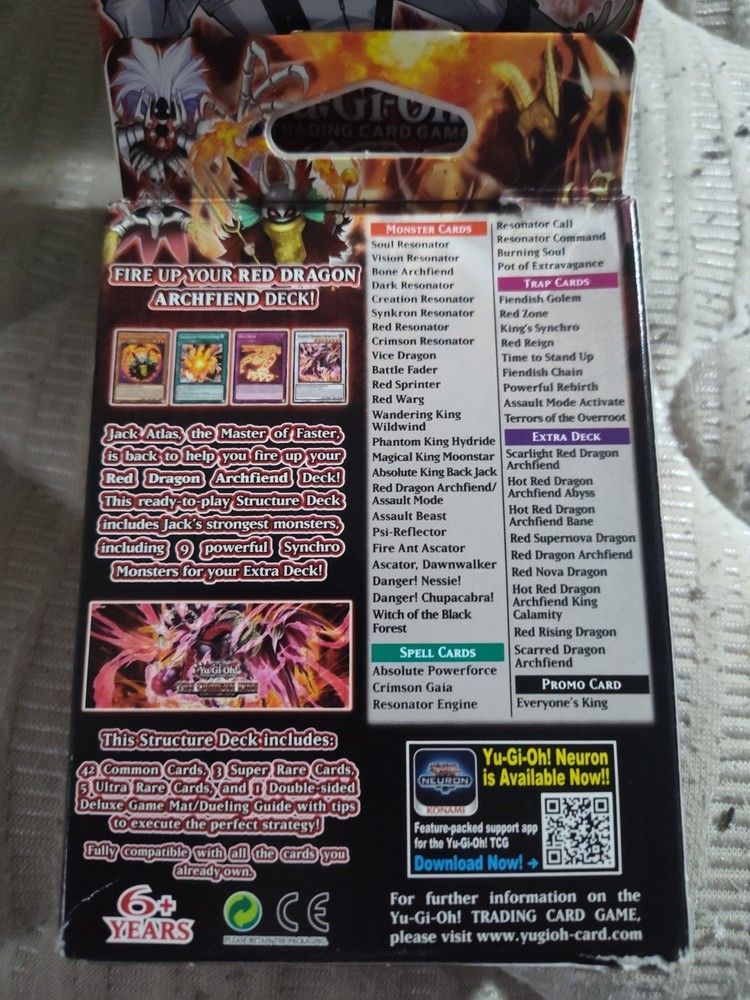 Konami Yu-Gi-Oh! TCG The Crimson King Structure Deck
