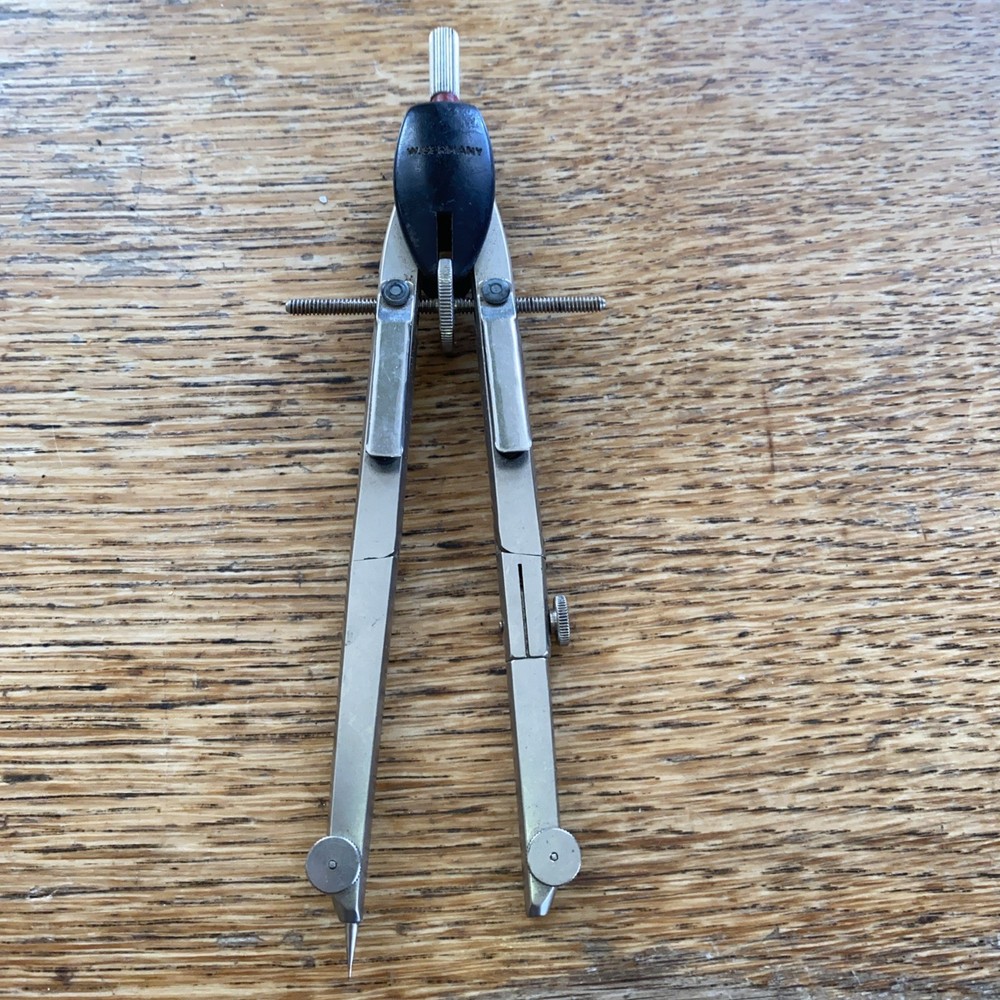 Rotring rapid adjustment compass vintage