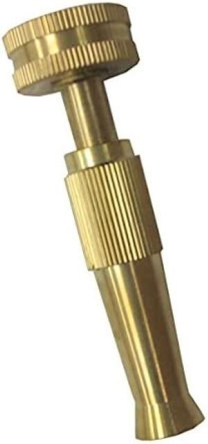 3-Inch Solid Brass Heavy Duty Adjustable Twist Hose Nozzle, GTHN-005