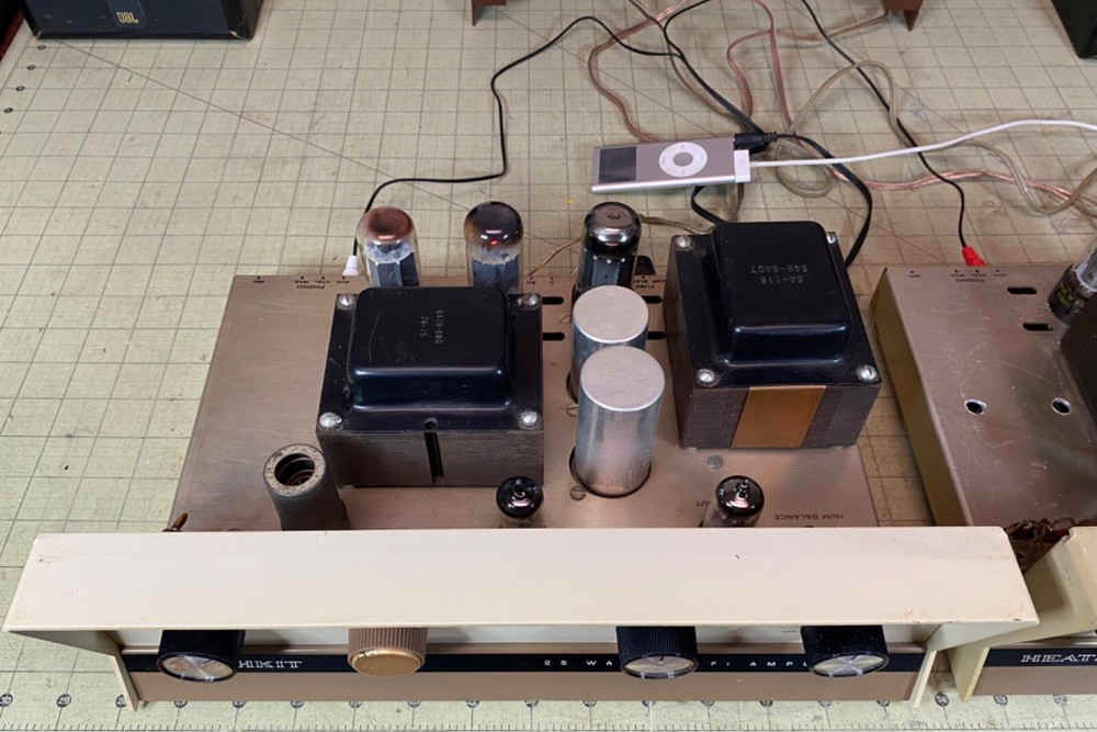 Nice Pair of Heathkit AA-23 Integrated Mono Blocks 7591 Push Pull Serviced