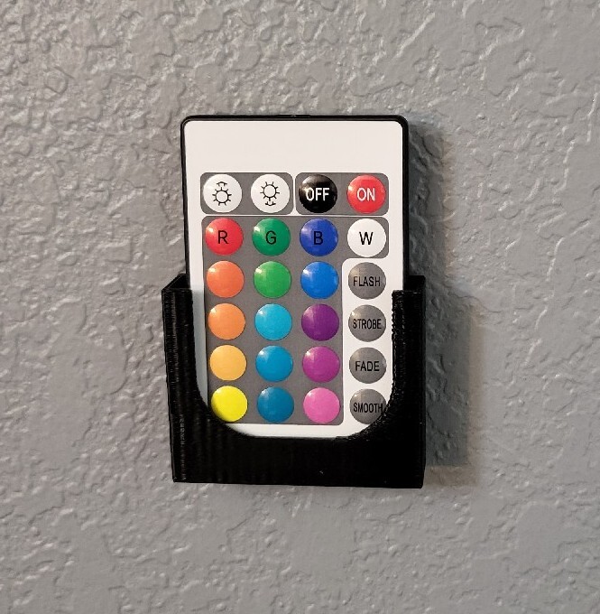 LED Light Remote Wall Mount Stand Holder- Multiple Colors and Styles