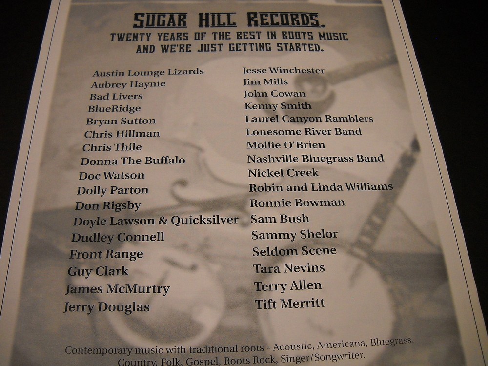 AUSTIN LOUNGE LIZARDS Bad Livers GUY CLARK Mollie O'Brien 2000 PROMO DISPLAY AD