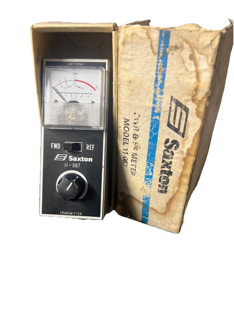 Vintage Saxton Electronics Model 11-087 Meter New Untested