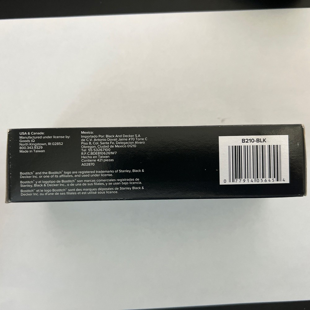 Bostitch Ascend Stapler, 20-Sheet Capacity, Black