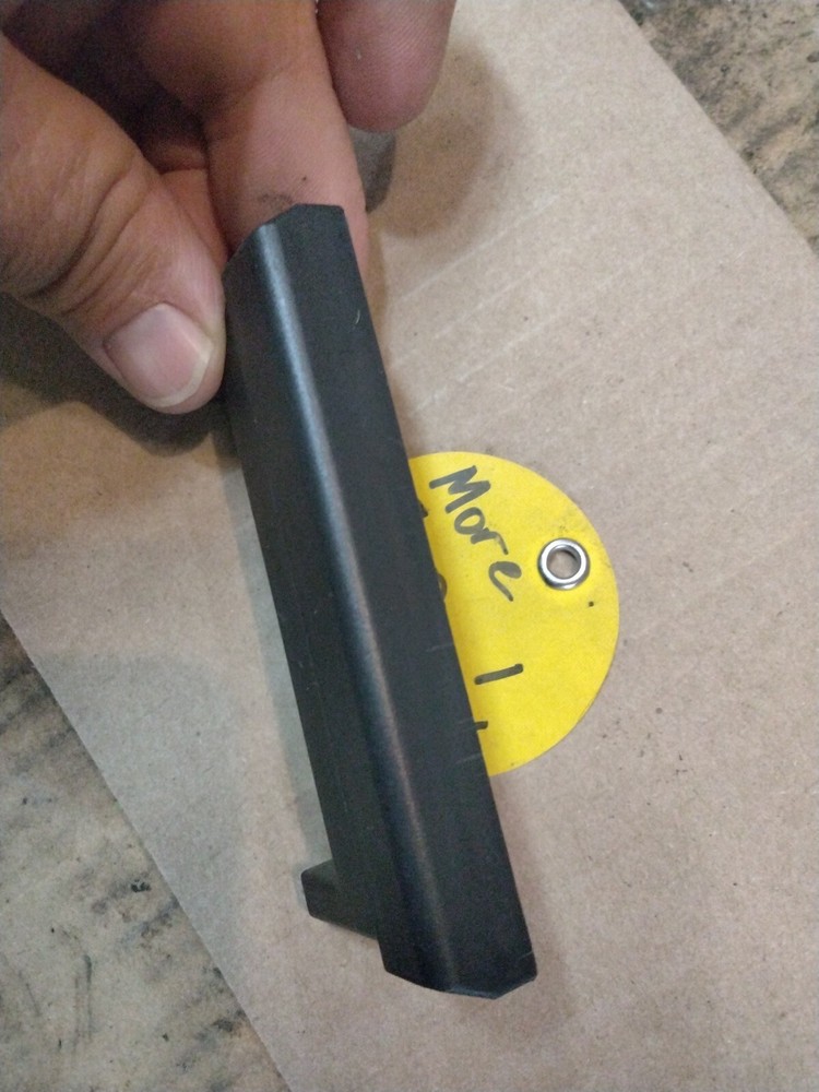 E track tie-down rail end cap end protector cover trailer black plastic plug