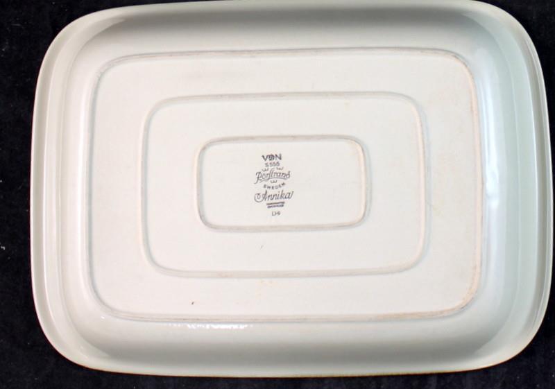 Rorstrand Annika 11.75 Inch Rectangular Baker S555