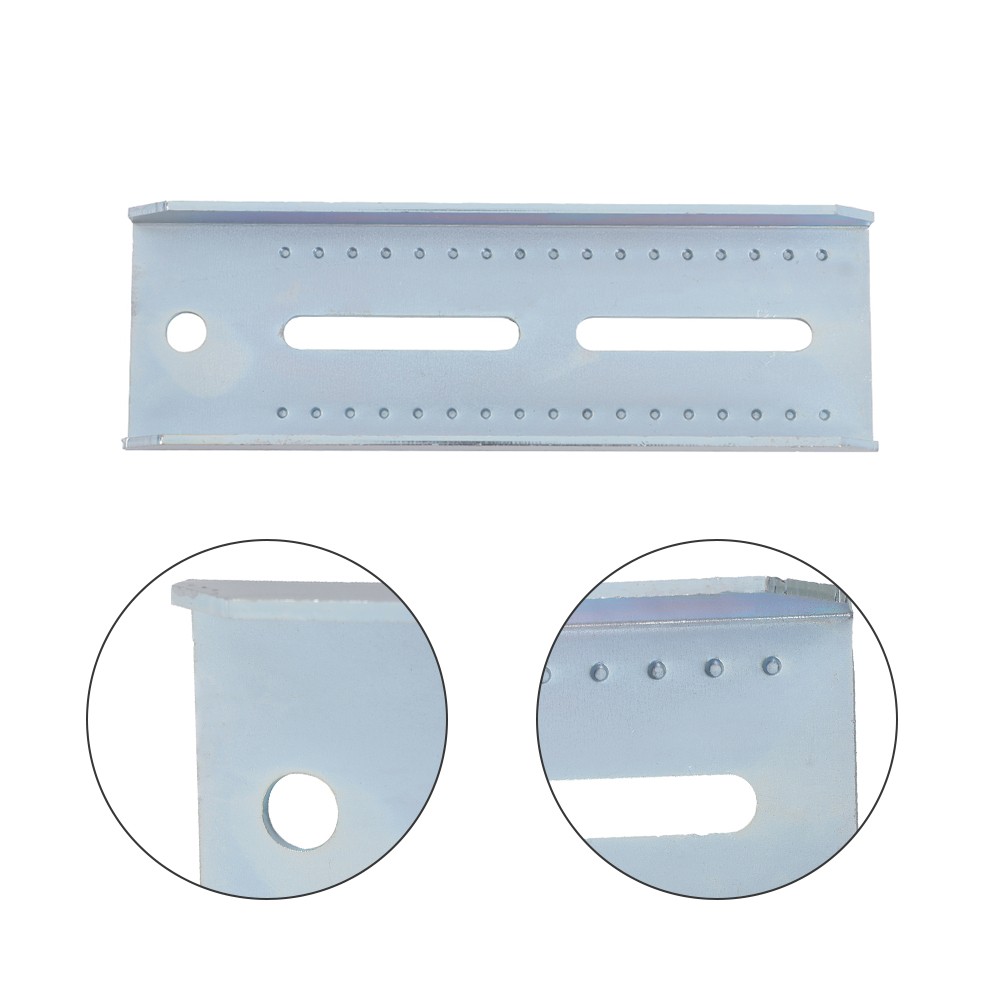 4Pcs 8" Galvanized Swivel Top Bunk Bracket Kit with Hardware Boat Trailer 2x3