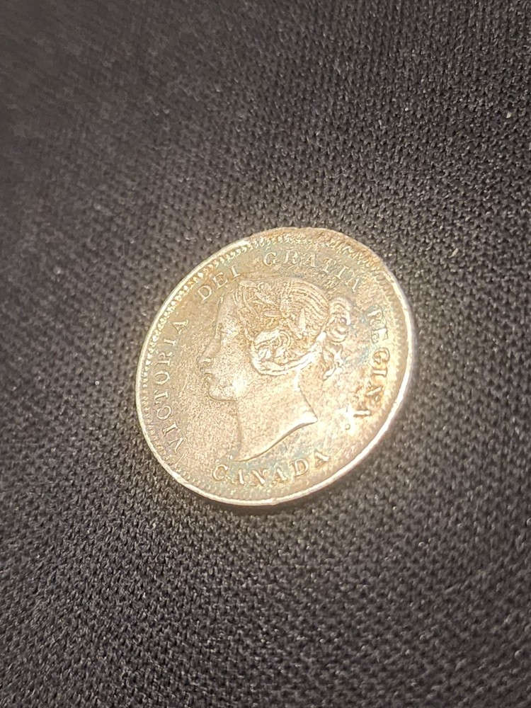 1899 Canada 5 Cents Silver Coin
