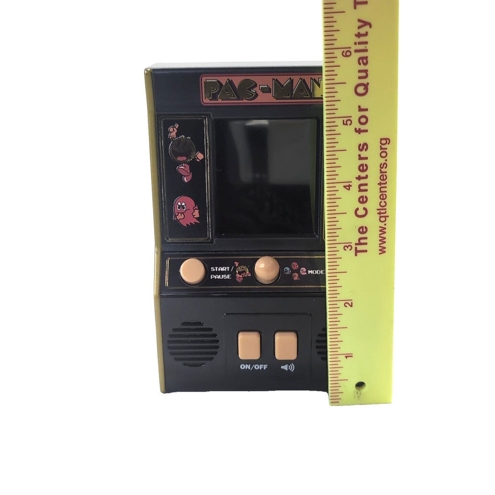 Pac-Man Color LCD Retro Mini Arcade Game Basic Fun Gold Variant Namco Tested