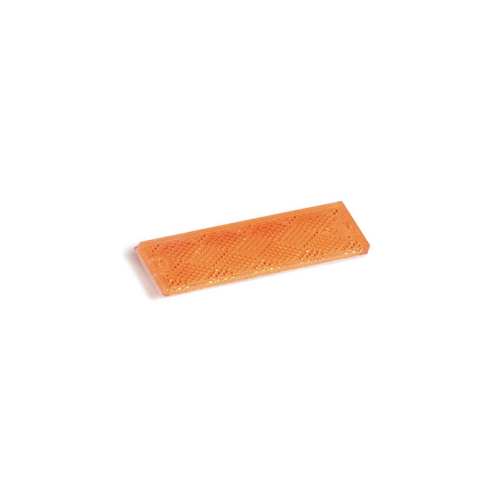GROTE 40133-3 Reflector,Rectangular,Amber,4-7/16" L 2CVL7