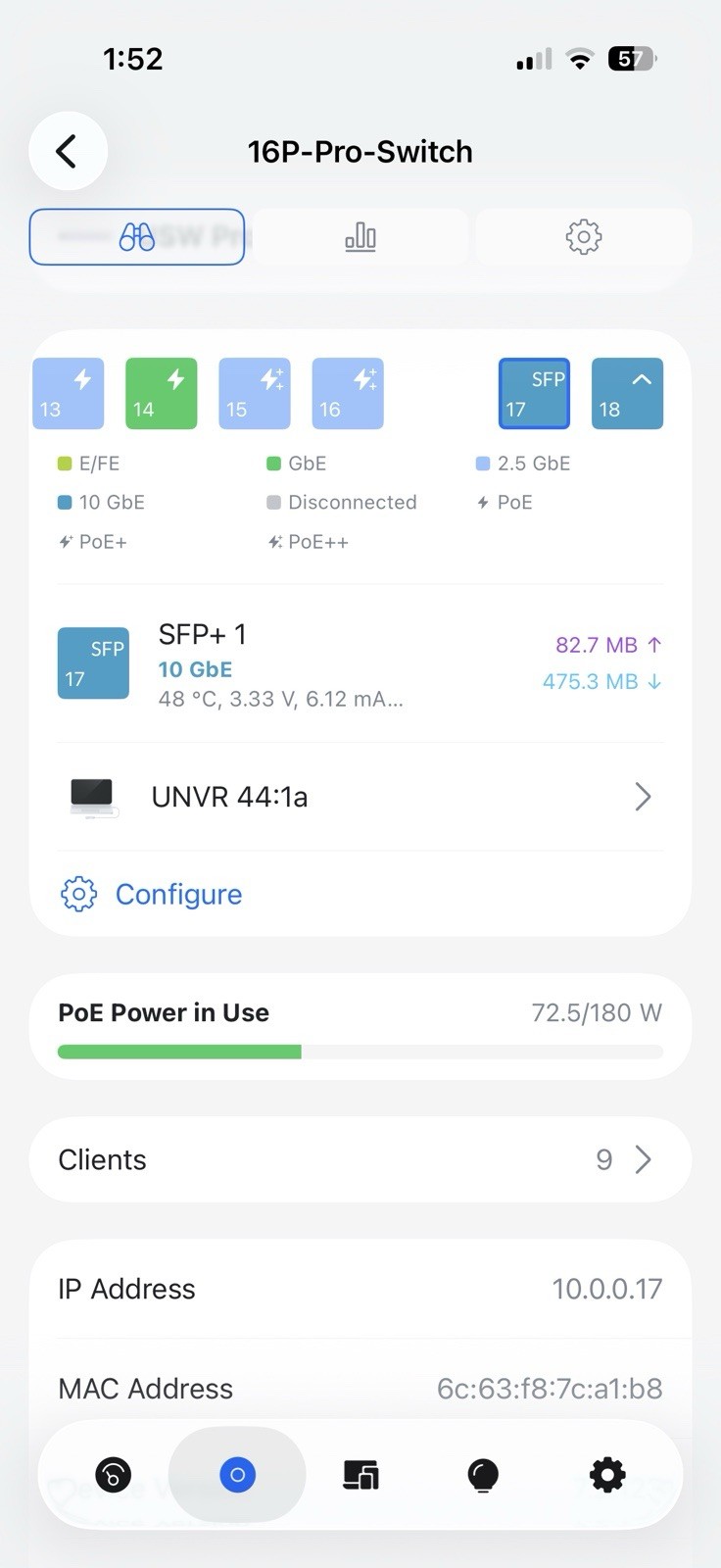 1M 10Gb SFP+ Direct Attach Fiber Cable Ubiquiti Compatible