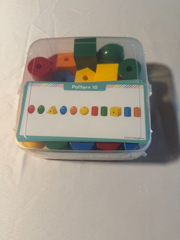 Teacher Created Resources Lacing Beads (39 Pieces)