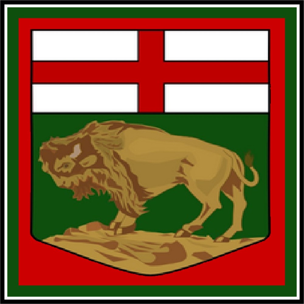 30 Custom Manitoba Flag Personalized Address Labels