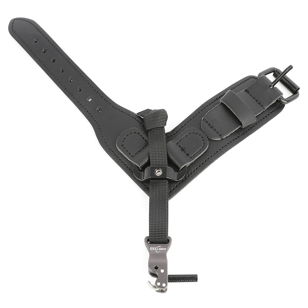 Compound Bow Caliper Wrist Release Aids Strap Trigger Adjustable Archery Hunting
