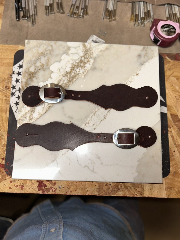 mens western spur straps