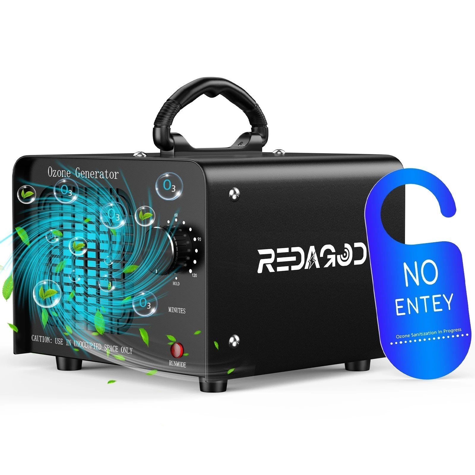 48000mg/h Ozone Generator Machine Air Purifier Ionizer Ozonator Timer for Home U