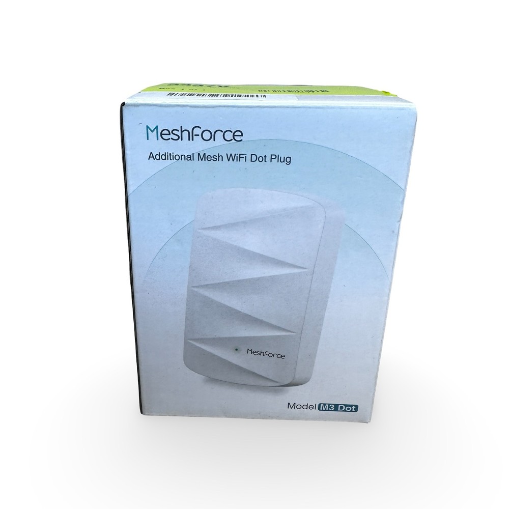 MeshForce M3 Dot Wall Plug WiFi Extender, Works with MeshForce M1 and M3