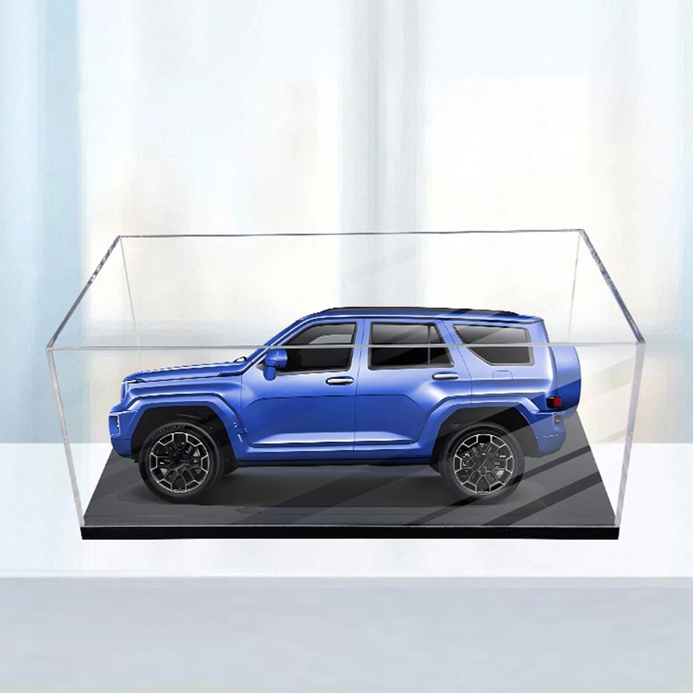 Acrylic Display Box Collection Display Stand Showcase Clear Stackable Protective