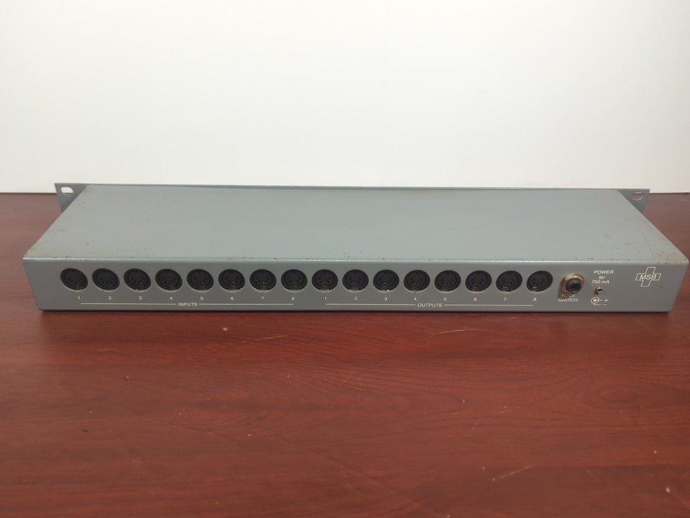 JL Cooper Electronics MSB Plus Rev 2 MIDI Router UNTESTED No Power Cord