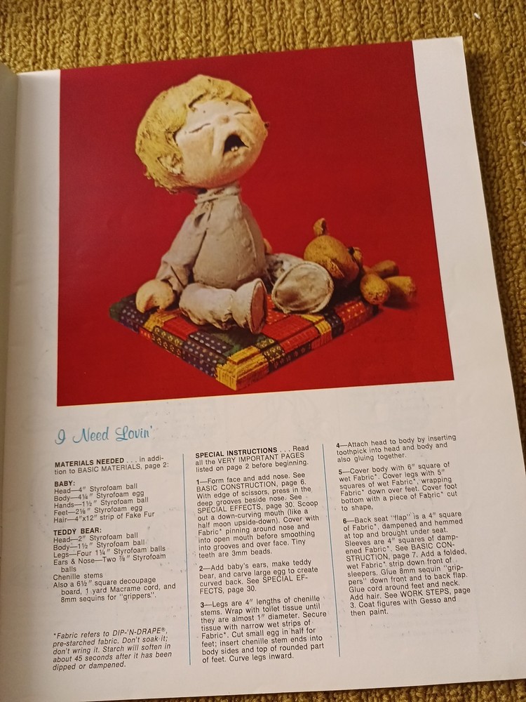 Creating with Dip 'n Drape Craft Pattern Booklet