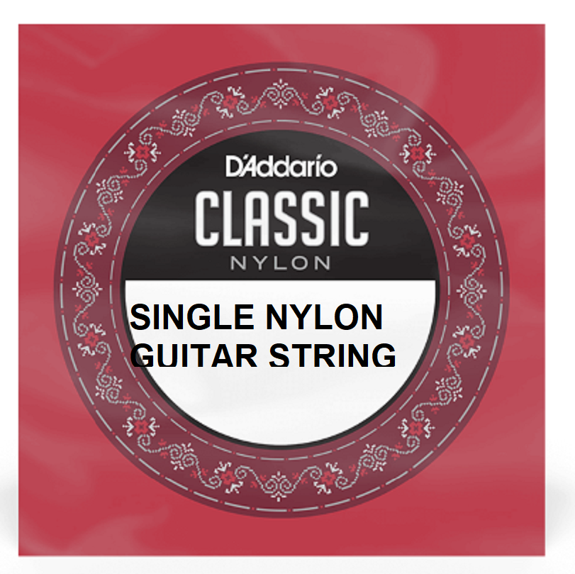 D'Addario J2701 Nylon Classical Guitar Single String Reg Tension 1st String